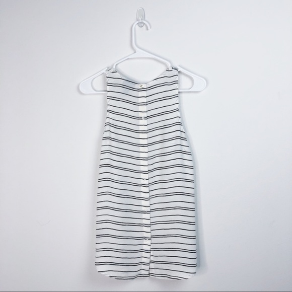 Who What Wear White & Black Striped Blouse - Picture 2 of 4